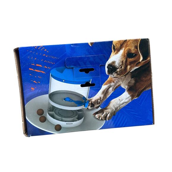 Nerf Dog Occupier Tower‎ Feeder Enrichment Slow Feeder Toy Wobble Entertainment - Picture 2 of 4